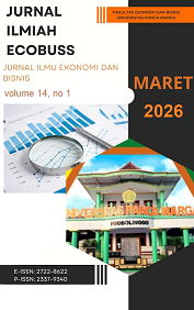 					View Vol. 14 No. 1 (2026): Jurnal Ilmiah Ecobuss, Volume 14, Nomor 1, Maret 2026
				