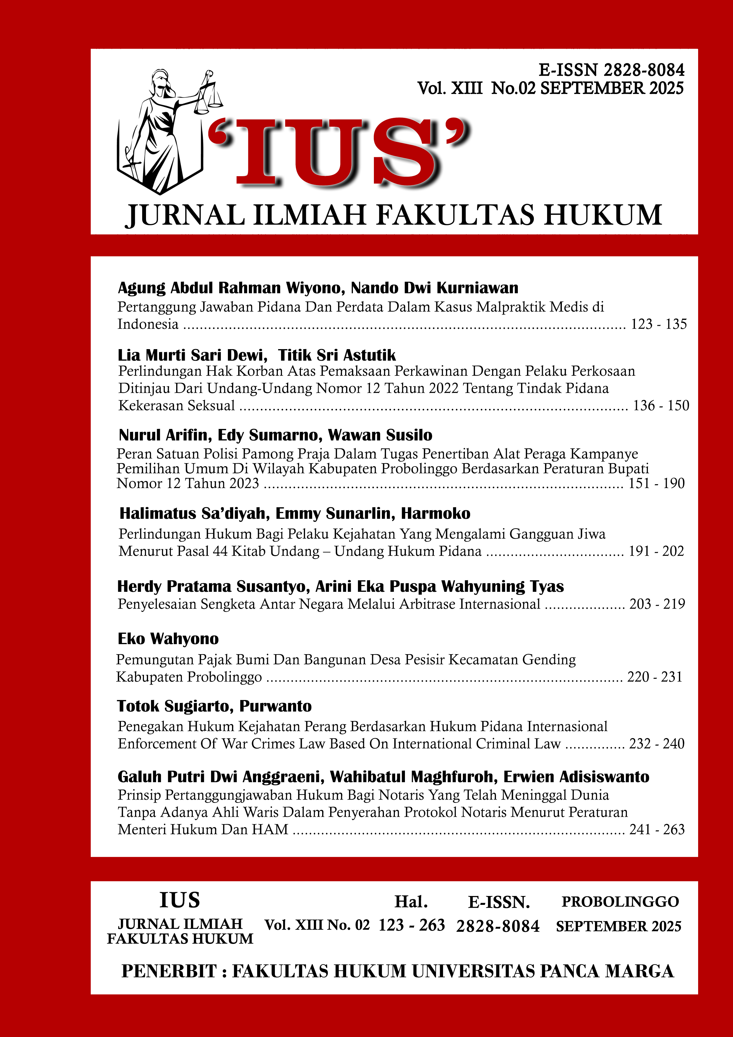 					View Vol. 13 No. 2 (2025): September
				